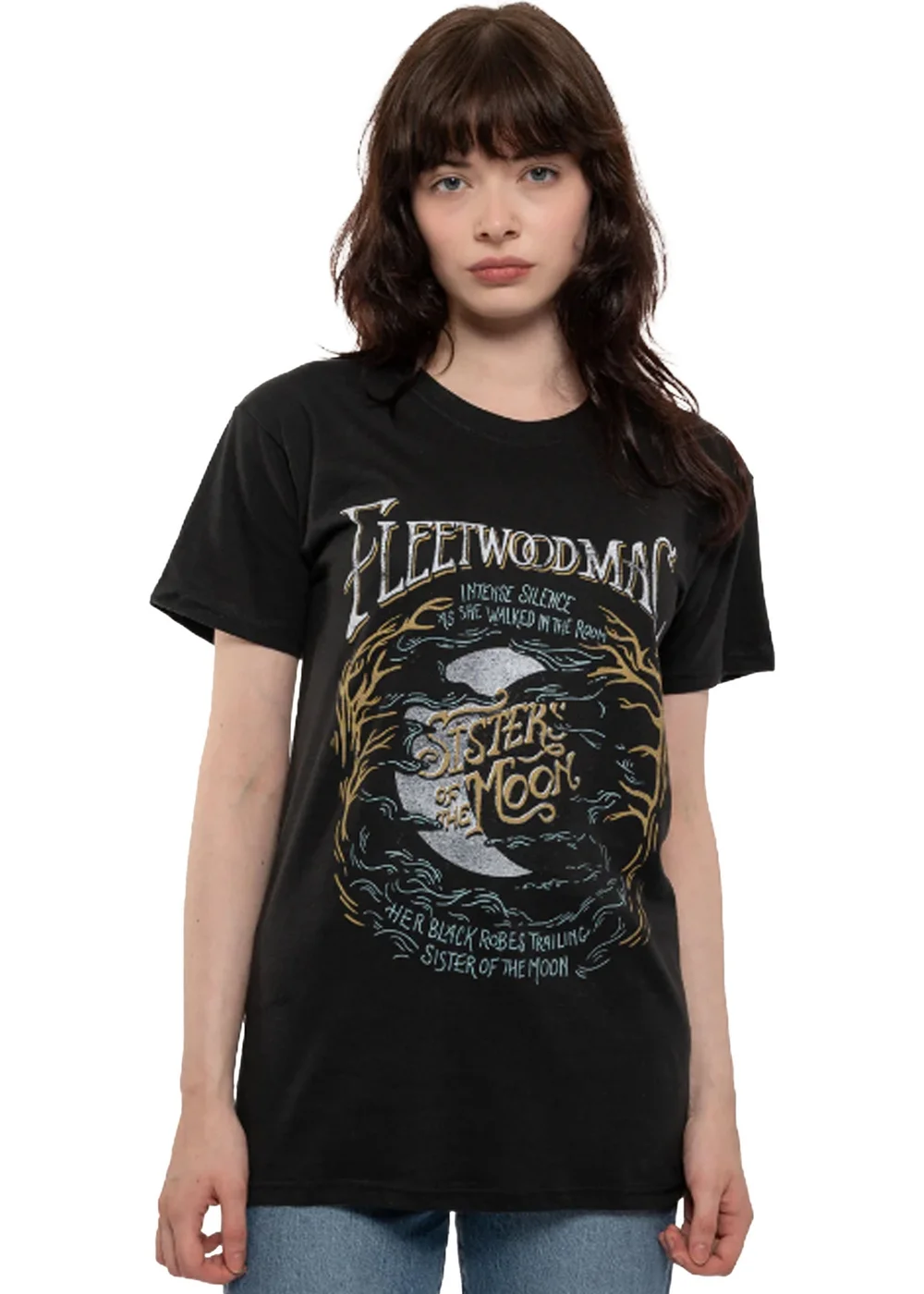Fleetwood Mac Black Sisters Of The Moon T-Shirt - Medium Image 1