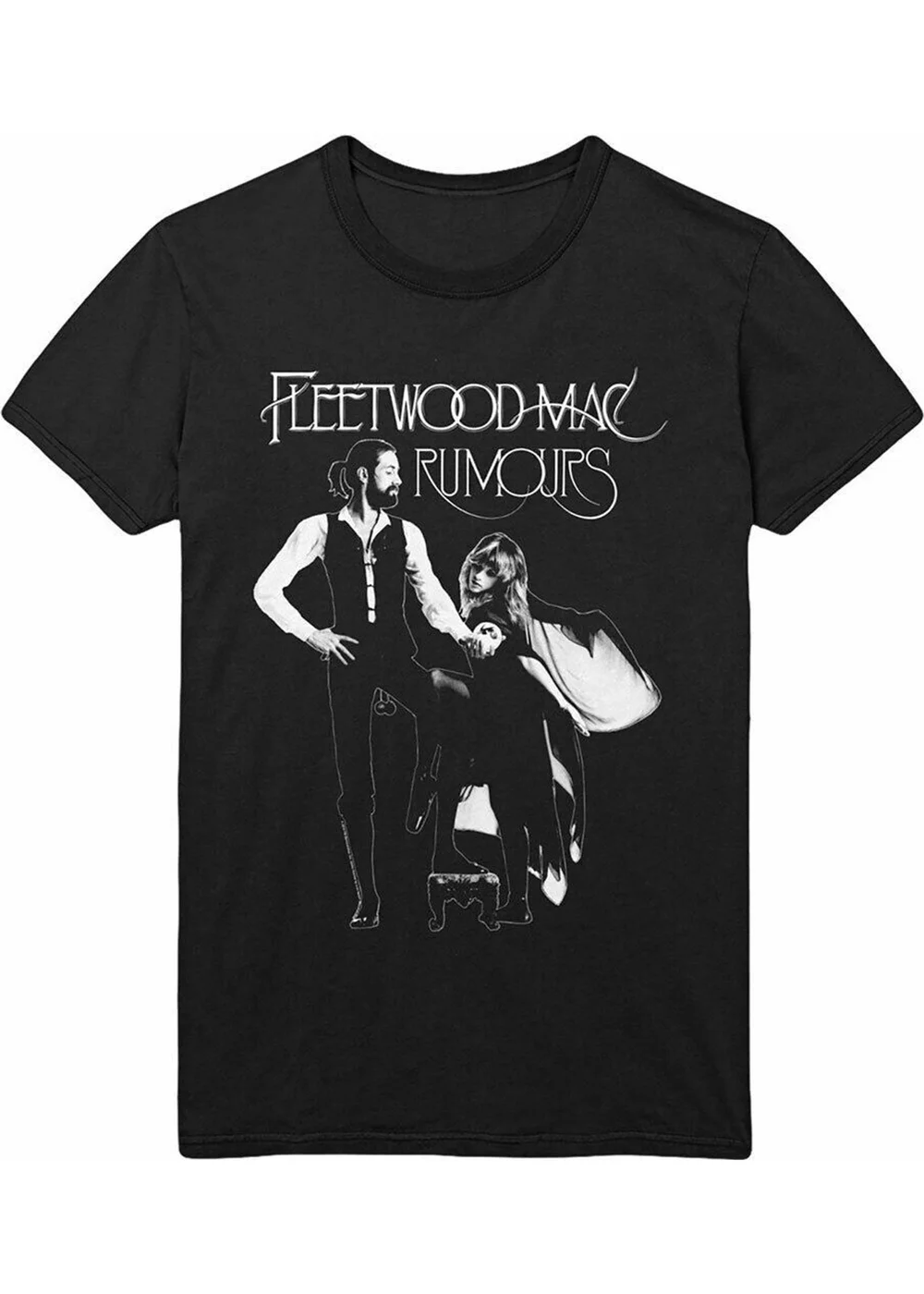 Fleetwood Mac Black Rumours T-Shirt - Extra Large Image 1