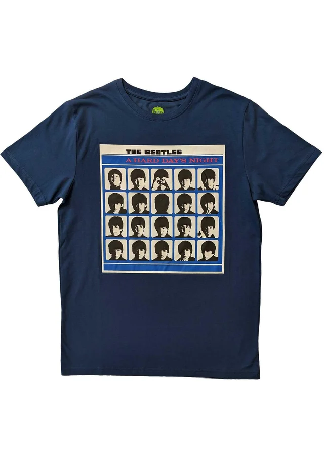 The Beatles Denim Blue A Hard Day's Night T-Shirt