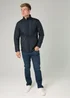 French Connection Navy Funnel Neck Diamond Quilted Jacket - M Image 4