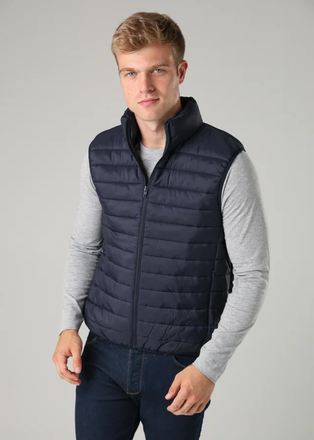 French Connection Navy Superlight Puffer Gilet