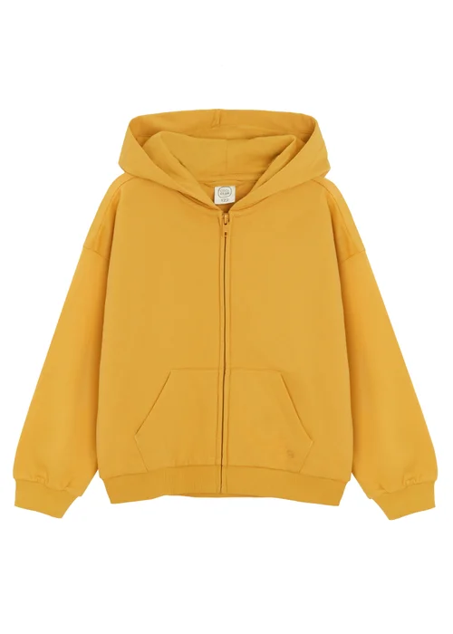 Cool Club Yellow Zip-Up Front Hoodie (2-8 yrs) - 7 Yrs Image 1
