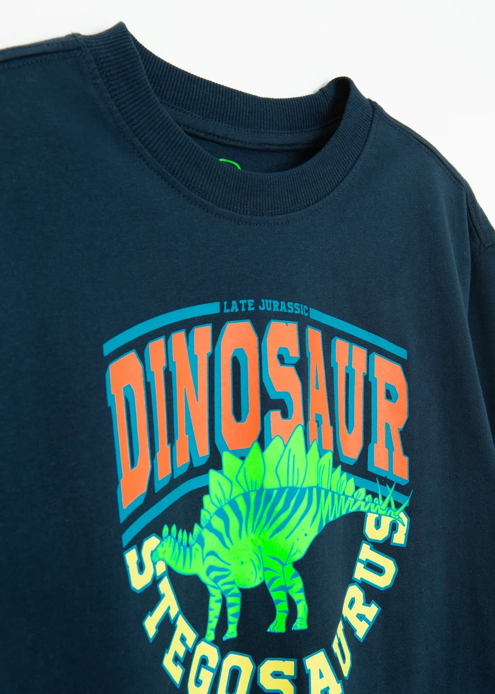 Cool Club Navy Stegosaurus Printed Sweatshirt (3-8 yrs) - 4 Yrs Image 2