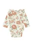 Cool Club White Frill Shoulder Printed Long Sleeve Bodysuit (2 - 36 mnths) - 12 - 18 months Image 1