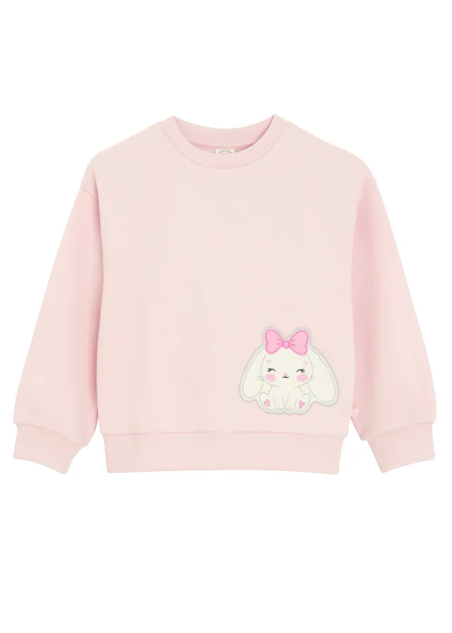 Cool Club Pink 2-Piece Sweatshirt & Jogger Outfit Set (2-8 yrs)