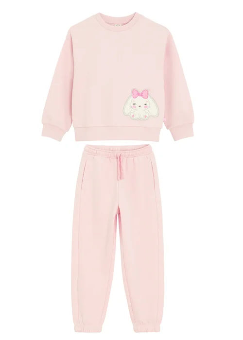 Cool Club Pink 2-Piece Sweatshirt & Jogger Outfit Set (2-8 yrs) - Age 5 Years Image 1