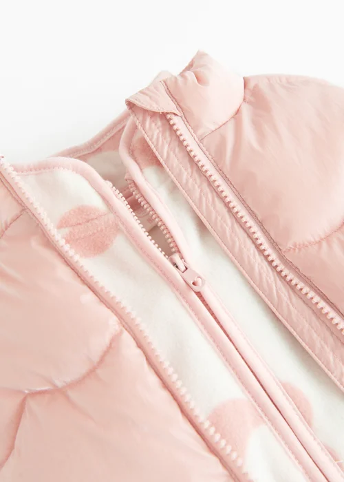 Cool Club Pink 2-Piece Printed Fleece & Bodywarmer Set (3-24 mnths) - 9 - 12 Months Image 3