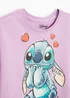 Cool Club Lilac Lilo & Stitch Long Sleeve Printed T-Shirt (3-8 yrs) - Age 4 Years Image 2