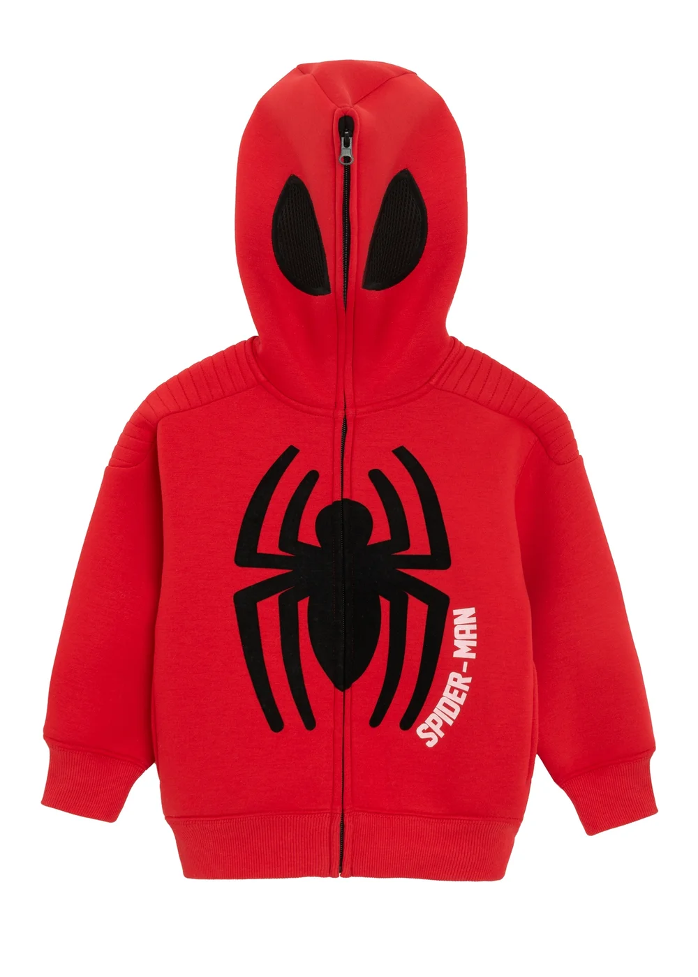 Cool Club Red Spider-Man Full Zip-Up Front Printed Hoodie (2-8 yrs) - 2 Yrs Image 5