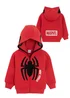 Cool Club Red Spider-Man Full Zip-Up Front Printed Hoodie (2-8 yrs) - 4 Yrs Image 1