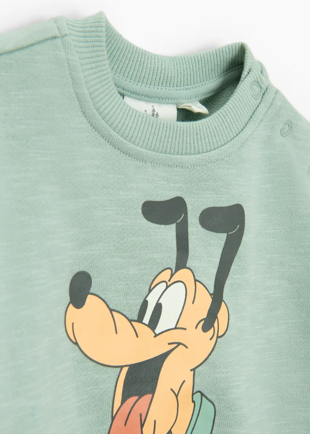 Cool Club Grey Pluto Print Classic Crew Neck Sweatshirt (2-24 months)