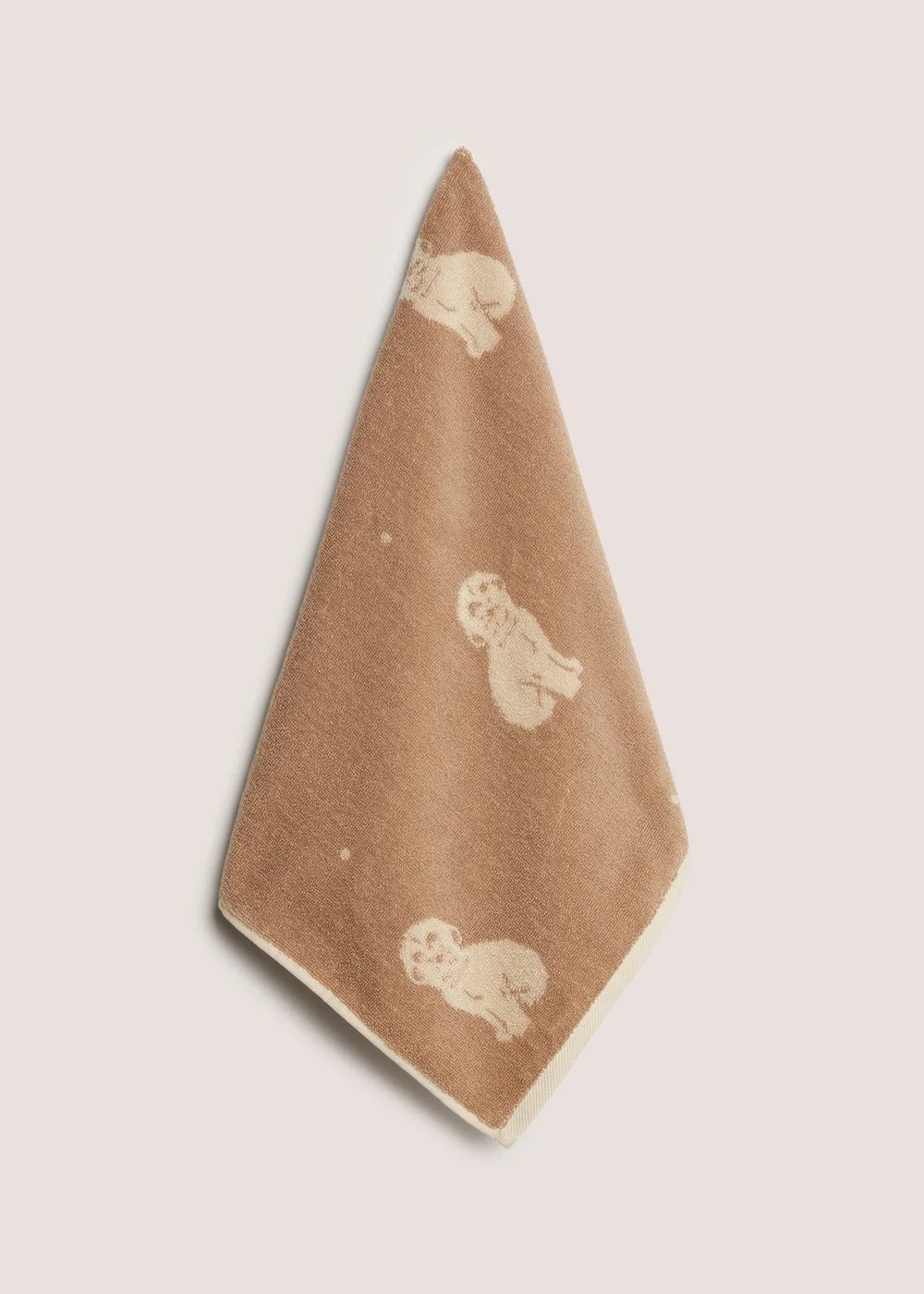 Natural Cockapoo Jacquard Hand Towel - Hand Towel Image 1