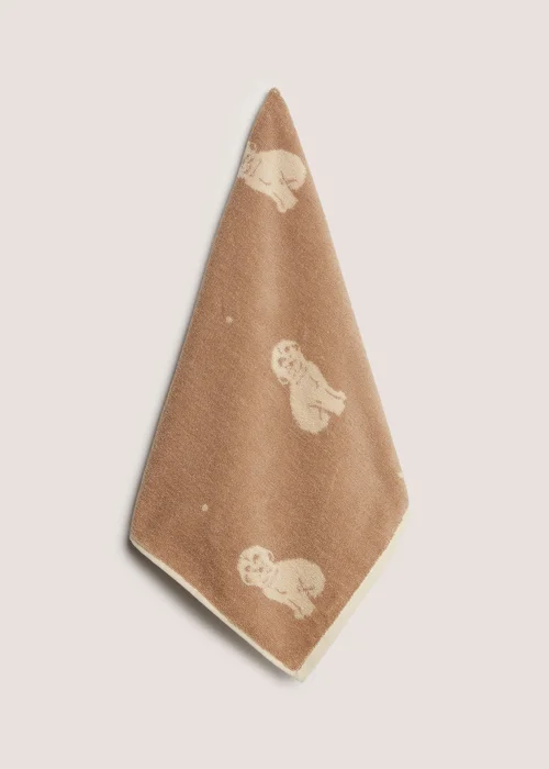 Natural Cockapoo Jacquard Hand Towel - Hand Towel Image 1