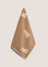 Natural Cockapoo Jacquard Hand Towel - Hand Towel Image 1