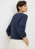 Navy Open Stitch Jumper - Extra small Image 3