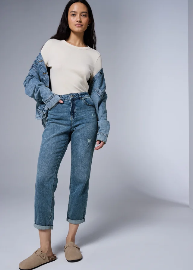 Dark Wash Riley Boyfriend Jeans