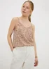 Pink Ditsy Floral Cami Top - Size 8 Image 2