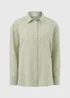 Khaki Stripe Seersucker Shirt - Size 8 Image 4