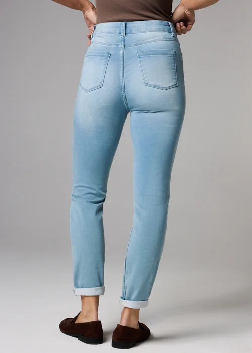 Jolie Light Wash Comfort Slim Fit Jeans - Size 8 Image 1