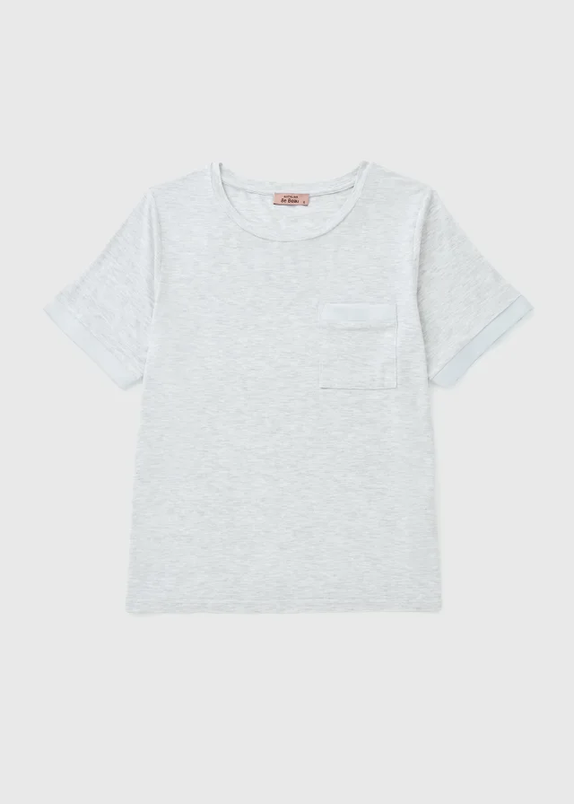 Grey Slouch Pyjama Top