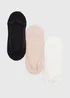 3 Pack White Lace Footsie Socks - Sizes 3-5 .5 Image 1