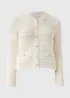 Ivory Pointelle Stitch Cardigan - Size 8 Image 3