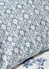 Blue Palm Tile Duvet Set - Single Image 3