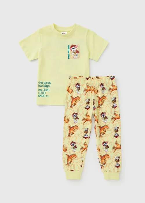 Paw Patrol Boys Yellow Pyjama Set (1-7yrs) - 1-1.5 Yrs Image 1
