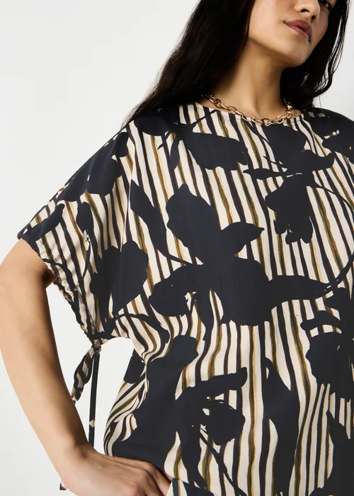 Et Vous Multi Floral Stripe Co Ord Top - 8 Image 3