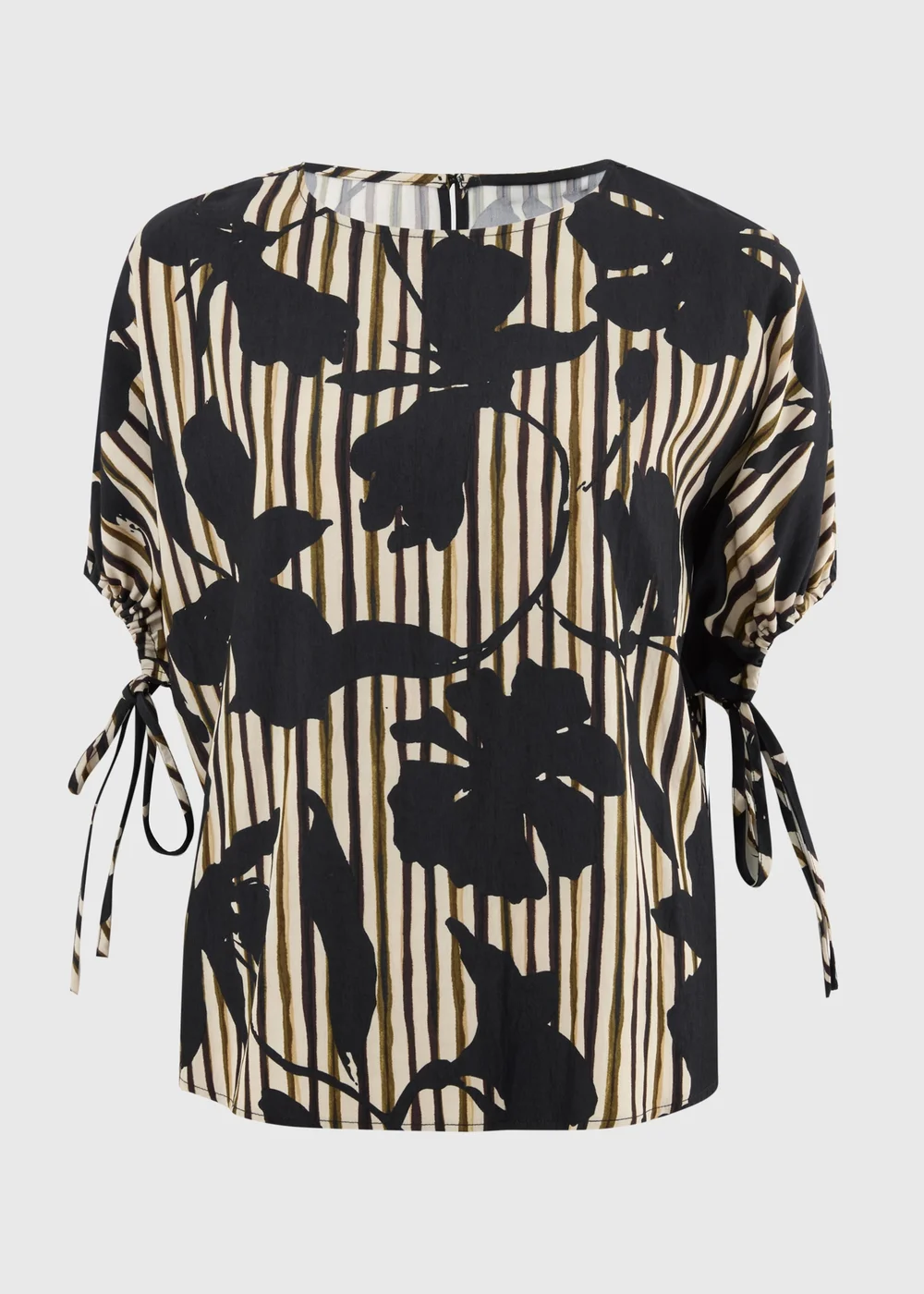 Et Vous Multi Floral Stripe Co Ord Top - 8 Image 4