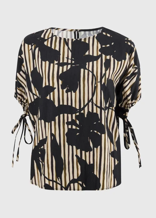 Et Vous Multi Floral Stripe Co Ord Top - 8 Image 4