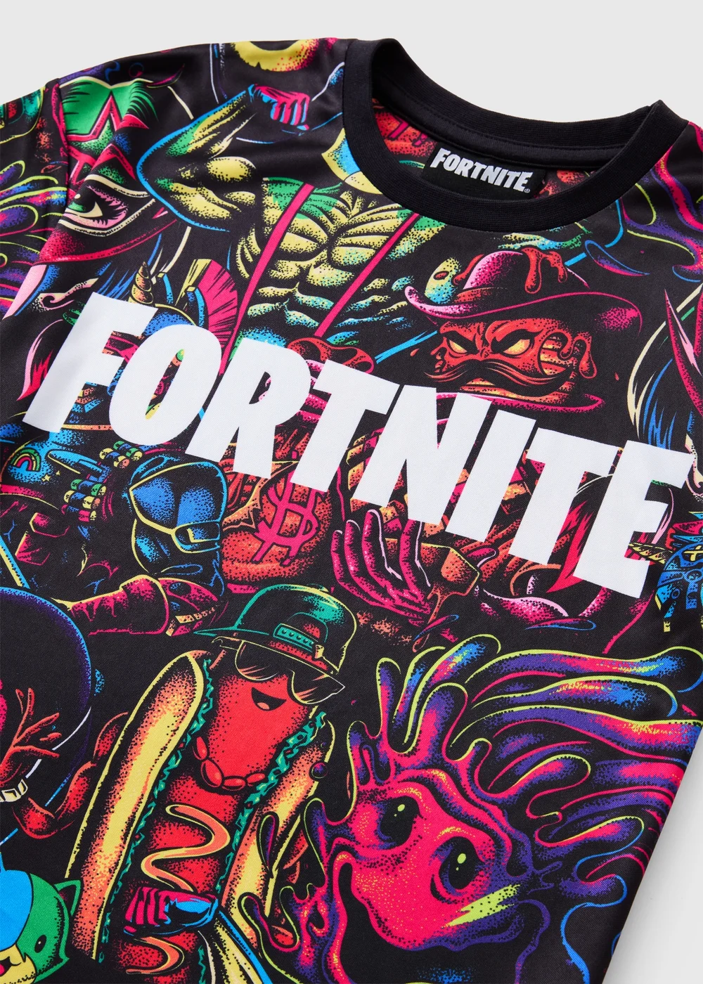 Fortnite Boys Multicolour Logo T-Shirt (5-13yrs) - 5 Yrs Image 2