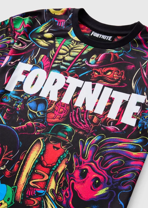Fortnite Boys Multicolour Logo T-Shirt (5-13yrs) - 5 Yrs Image 2