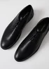 Threadbare Black Lace Up Derby Shoes - Size 7 Image 2
