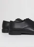 Threadbare Black Lace Up Smart Shoes - Size 12 Image 4