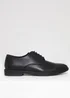 Threadbare Black Lace Up Smart Shoes - Size 12 Image 1