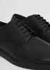 Threadbare Black Lace Up Smart Shoes - Size 12 Image 3