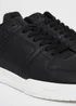 Threadbare Black Lace Up Court Trainers - Size 12 Image 3