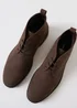 Threadbare Brown Faux Suede Chukka Boots - Size 8 Image 2