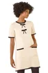 Roman Ivory Bow Detail Knitted Dress - 20 Image 1