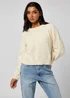 Urban Bliss Crochet Embroidery Raglan Jumper - Size 10 Image 2