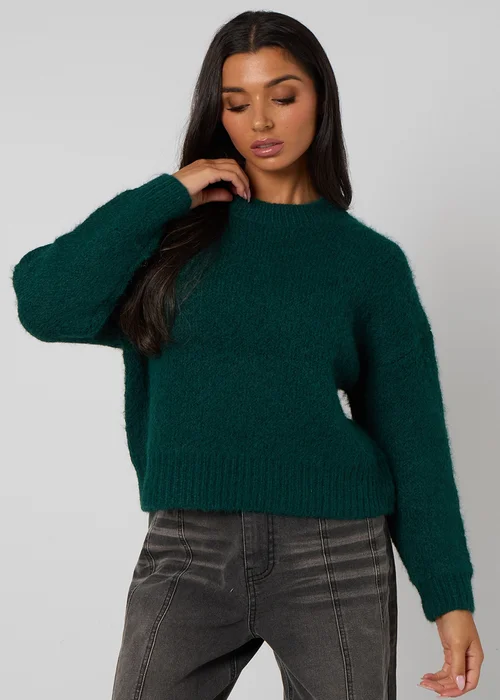 Urban Bliss Green Wool Blend Jumper - L Image 2