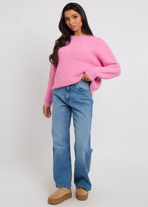 Urban Bliss Pink Wool Blend Jumper - S Image 2