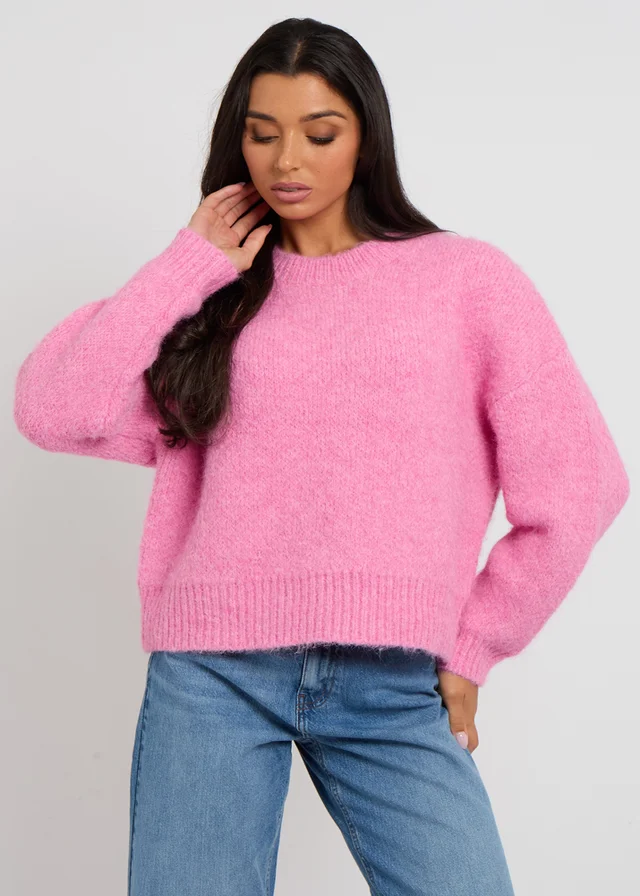 Urban Bliss Pink Wool-Blend Jumper