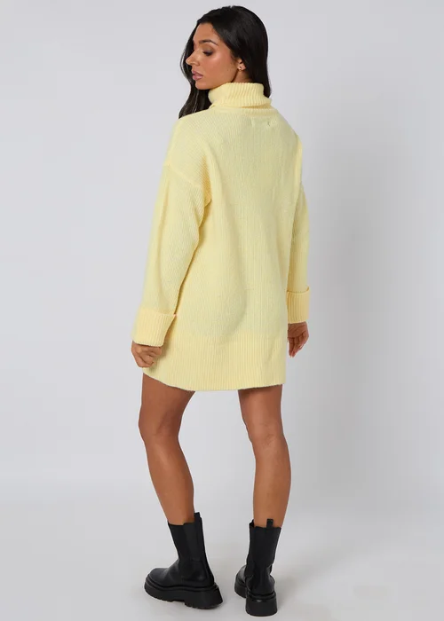 Urban Bliss Lemon Roll Neck Mini Dress - M Image 4