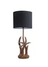 ValueLights Caribou Antler Natural Table Lamp with Black Shade - One Size Image 2