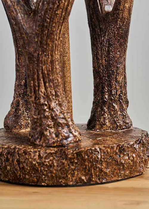 ValueLights Caribou Antler Natural Table Lamp with Black Shade - One Size Image 4