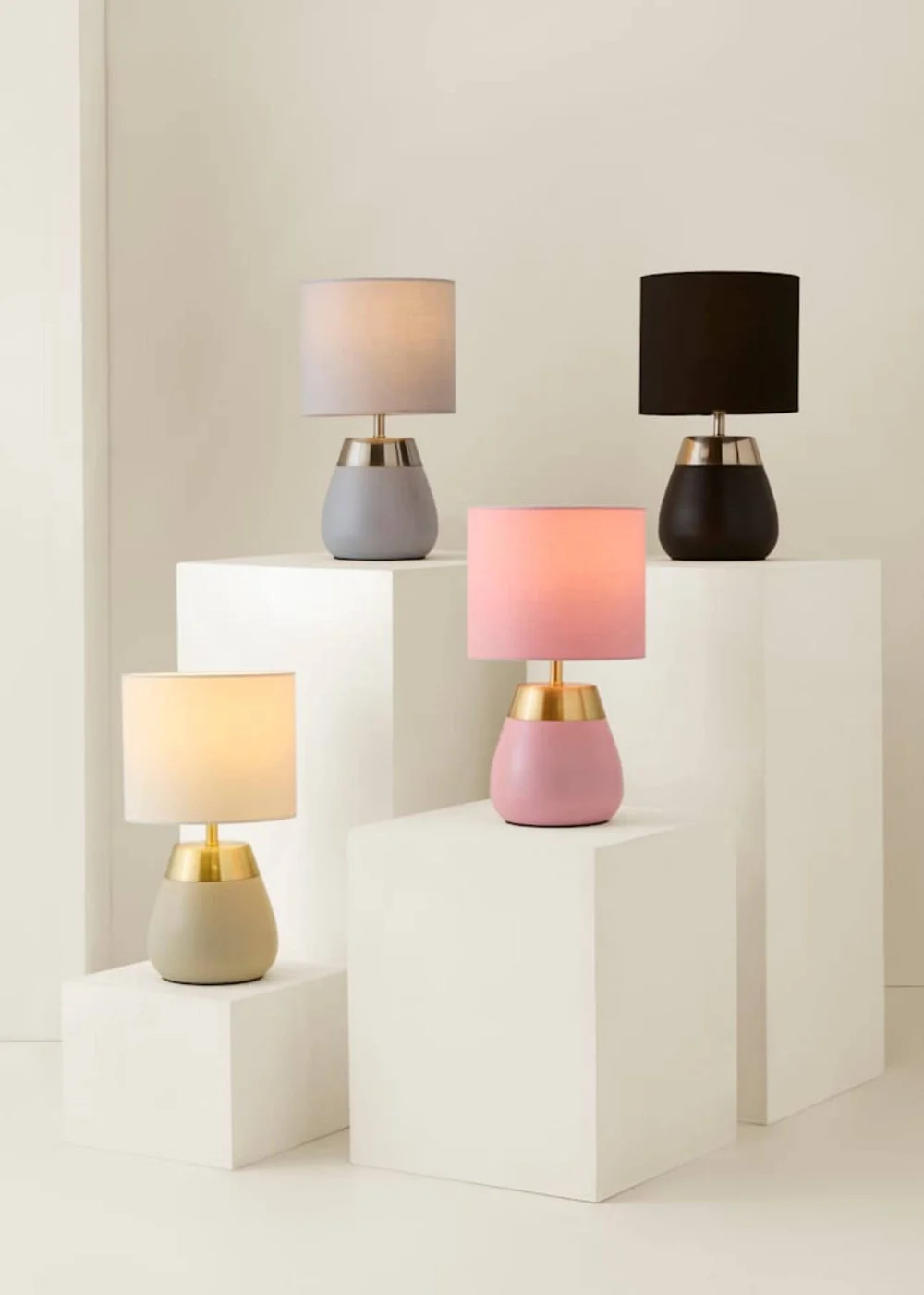 ValueLights Hurst Black Touch Touch Table Lamp - One Size Image 4