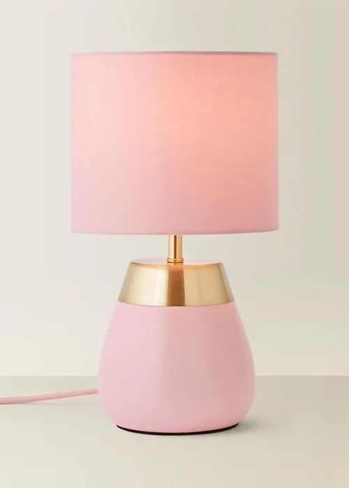 ValueLights Hurst Pink Touch Touch Table Lamp - One Size Image 3