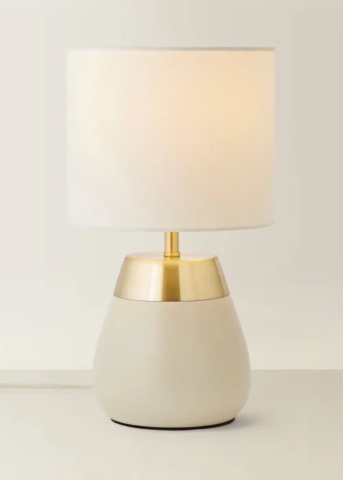 ValueLights Hurst Cream Touch Touch Table Lamp - One Size Image 3